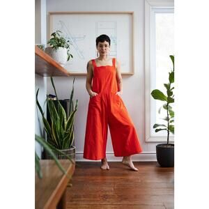 Birds of North America Dusky Greygone Jumpsuit Blood Orange XL NWT MSRP: $199